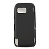 Hard Rubber Case Cover For Nokia 5800 Black