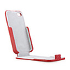 Hard Rubber Leather Case for iPhone 4 Red