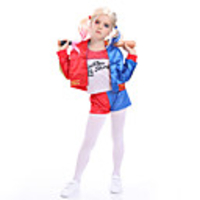 Harley Quinn Cosplay Costume Outfits Girls