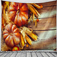 Harvest Festival Holiday Party Wall Tapestry Art Decor Blanket Curtain Picnic Tablecloth Hanging Home Bedroom Living Room Dorm Decoration Polyester
