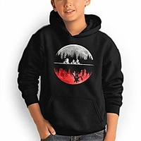 hawkins the upside down 1983 stranger-things inspired youth for boys/girls/kids/mens short sleeve t-shirt black (medium,  youth hoodie)