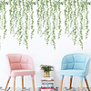 Hazy Green Leaves Botanical Wall Stickers Plane Wall Stickers Decorative Wall Stickers PVC Home Decoration Wall Decal Wall Decoration 2pcs 9030cm miniinthebox