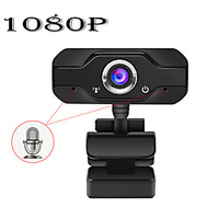 HD 1080P Web Camera Built-in Dual Mics Smart Webcam USB Pro Stream Camera for Desktop Laptops PC Game Cam For OS Windows 10/8 miniinthebox