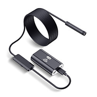 HD 8mm dual lens industrial Endoscope IP67 Waterproof pipe inspection Camera 4.5