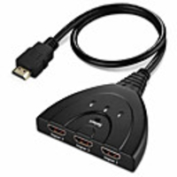 HDMI Switcher Switch Splitter Hub with Cable for PC TV HDTV DVD 3 Port 1080P