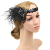 Head Jewelry Flapper Headband 1920s Vintage The Great Gatsby Feather For The Great Gatsby Cosplay Women