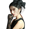 Head Jewelry Masquerade Vintage Elegant Lace Feather For Black Swan Cosplay Women