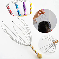 Head Massager Manual Relieve general fatigue Metal Steel miniinthebox