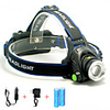 Headlamps Headlight 5000 lm LED LED Emitters 1 Mode with Batteries and Chargers Portable Professional Wearproof Camping / Hiking / Caving Cycling / Bike Hunting United Kingdom AU EU USA Blue