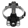 Headlamps LED 5 Emitters Portable Adjustable Wearproof Durable Camping / Hiking / Caving Everyday Use Cycling / Bike Black