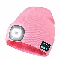 Headlamps LED Beanie Hat with Light Emitters Thermal / Warm Breathable Camping / Hiking / Caving Cycling / Bike Hunting Pink Camouflage Army Green Camouflage golden