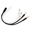 Headphone / Mic Combine Adapter 3.5mm Male 2 in 1 Female for Headset PC/Laptop