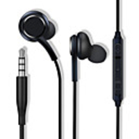 Headset In-Ear 3.5mm HiFi Stereo With Microphone Wired Headphones Sport Earbuds