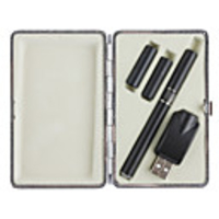 Health E-cigarette with 2 Refils and Charger in Leather Case