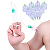 Healthy 12 Cups Medical Vacuum Cans Cupping Cup Cellulite Suction Cup Therapy Massage Anti-cellulite Massager