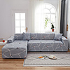 Heart 1-Piece Sofa Cover Couch Cover Furniture Protector Soft Stretch Sofa Slipcover Spandex Jacquard Fabric Super Fit for 1~4 Cushion Couch and L Shape Sofa, Easy to Install(1 Free Cushion Cover)