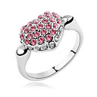 Heart Crystal Ring