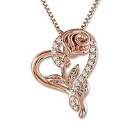 heart pendant necklace for women christmas birthday jewelry for mom girls wife