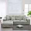Heart Print Dustproof Stretch Slipcovers Stretch Sofa Cover Super Soft Fabric Couch Cover (You will Get 1 Throw Pillow Case as free Gift)