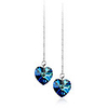 Heart Shape Crystal Ear Line