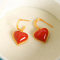 Heart Shape Dangle Earrings Earrings Classic Fashion Punk Trendy Romantic Sweet Cute Imitation Pearl Earrings Jewelry Silver For Gift Date Street Birthday Festival 1 Pair miniinthebox
