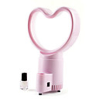Heart Shaped Aromatic Electric Fan,  Pink