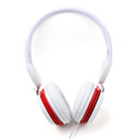 Heart Shaped Headphones (White)