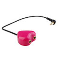 Heart Stereo Headphone Earphone Splitter Cable Adapter