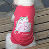 Heart Style Cotton Dog Shirt (XS – XL,  Red)
