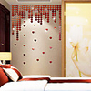 Heart Wall Stickers Mirror Wall Stickers Decorative Wall Stickers,  Acrylic Home Decoration Wall Decal Wall Decoration 1pc