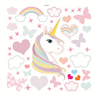 Hearts /Unicorn Decorative Wall Stickers - Plane Wall Stickers Nursery / Kids Room miniinthebox