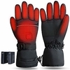 heated gloves rechargeable,  3.7v 4000mah battery operated electric thermal glove for men women,  touchscreen washable heating hand warmer for motorcycle riding cycling fishing ski hiking - xl