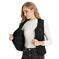 heated vest for women lightweight heated gilet with usb charging warm vest for outdoor camping hiking golf washable, xl miniinthebox