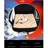 Heating Cushion Car Winter On-board Plush Seat Cushion 5V Voltage USB Interface Single Seat Camping Small Square Cushion With Square Design