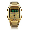 Herbrigg - Analog-Digital Dual Display Gold Case Wrist Watch WH-839