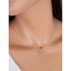 hermashy boho evil eye choker necklace gold navy blue pendant protection chain adjustable necklaces birthday friendship jewelry for women teen girls (gold) miniinthebox