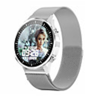 HG21 Long Battery-life Smartwatch Support Heart Rate/Blood Pressure Measurement,  Stainless Steel Fitness Tracker for IOS/Samsung/ Android Phones