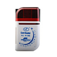 Hi-speed USB2.0 Card Reader (red)