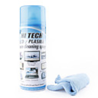 HI TECH LCD/PLASMA Foam Cleaning Spray with Cleaning Cloth (420ml)