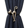 High - grade curtain tie with magnetic buckle creative non-punch tie curtain magnetic buckle