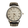 High Class PU Leather Band Classic Style Rome Number Dial Men Women Wrist Watch