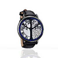 High Fashion PU Leather Band Touch Screen LED Watch