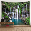 High mountain Water Digital Printed Tapestry Decor Wall Art Tablecloths Bedspread Picnic Blanket Beach Throw Tapestries Colorful Bedroom Hall Dorm Living Room Hanging
