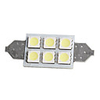 High-performance 39mm 6 5050 SMD White LED Car Signal Light CANBUS