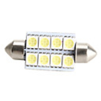 High-performance 39mm 8 5050 SMD White LED Car Signal Light