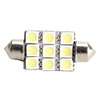 High-performance 39mm 9 5050 SMD White LED Car Signal Light