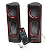 High-Performance Desktop Speakers with IR Remote Control (3W x 2)