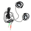 High-performance Stereo Earphones with Microphone (Black)