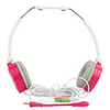 High Performance Stereo Headphones with Detachable Microphone (Pink)