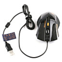 High-Performance USB Optical Gaming Mouse (2500DPI,  Black)